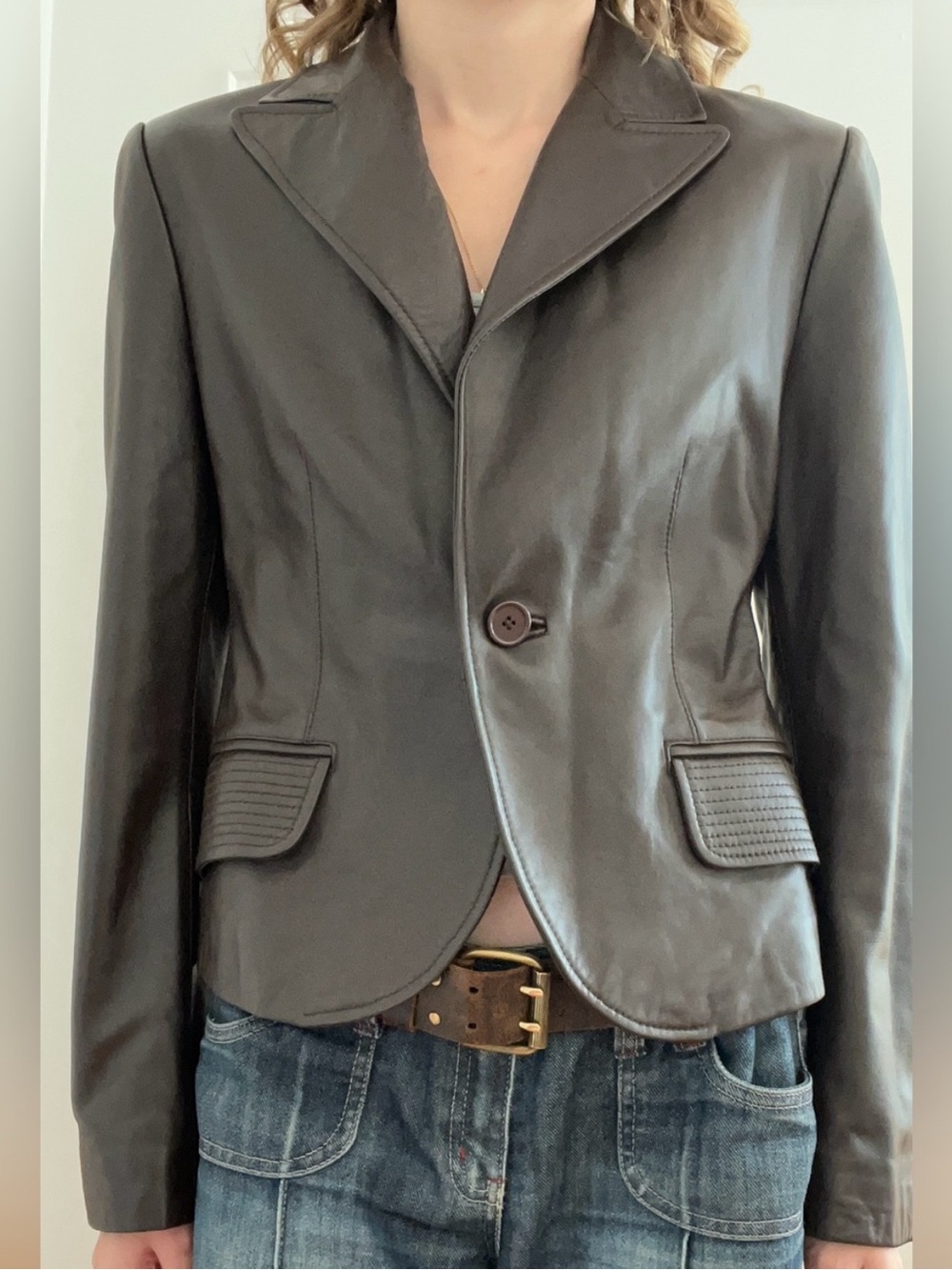 Women's Rudsak Leather Blazer Jacket